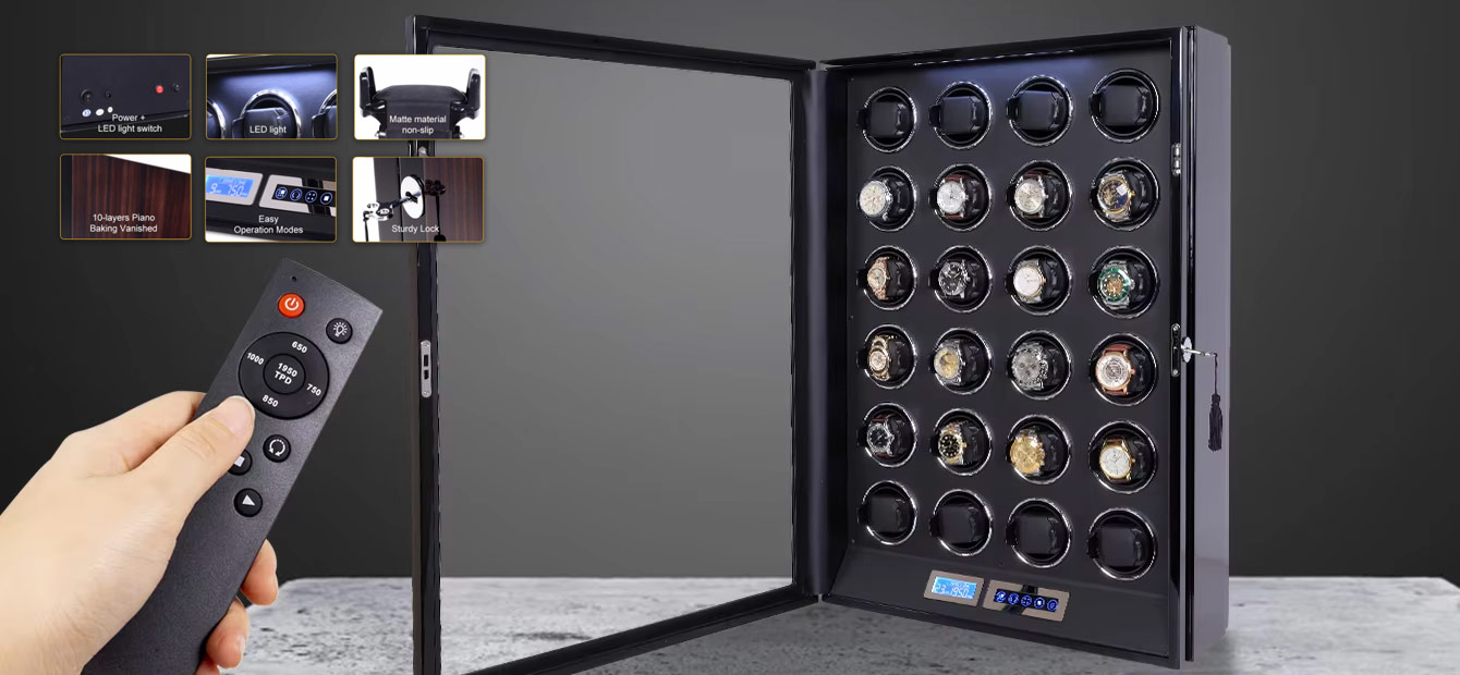 Luxury watch winder banner