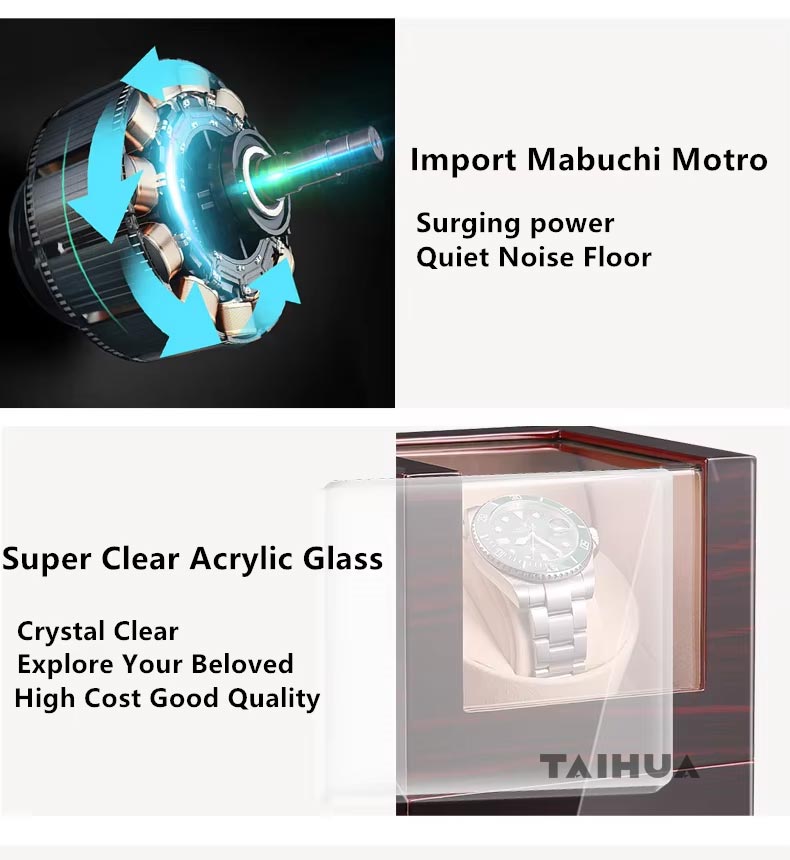 battery powered single watch winder