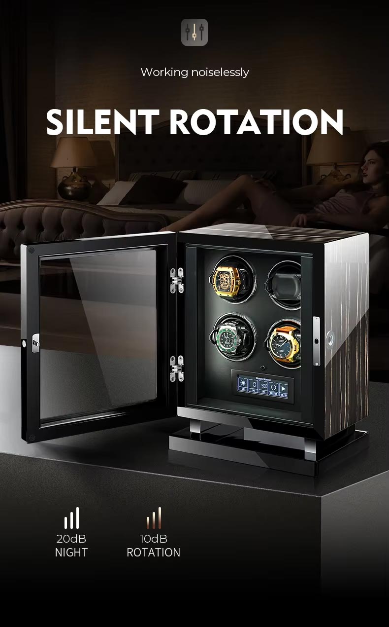 Luxury Brown 2 Watch Winder Box