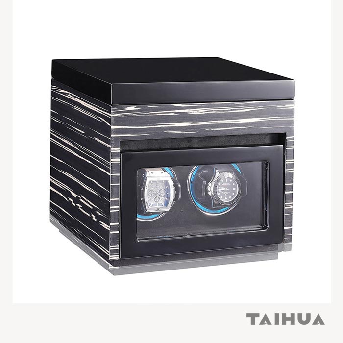 Automatic Double Watch Winder with 4 Storage