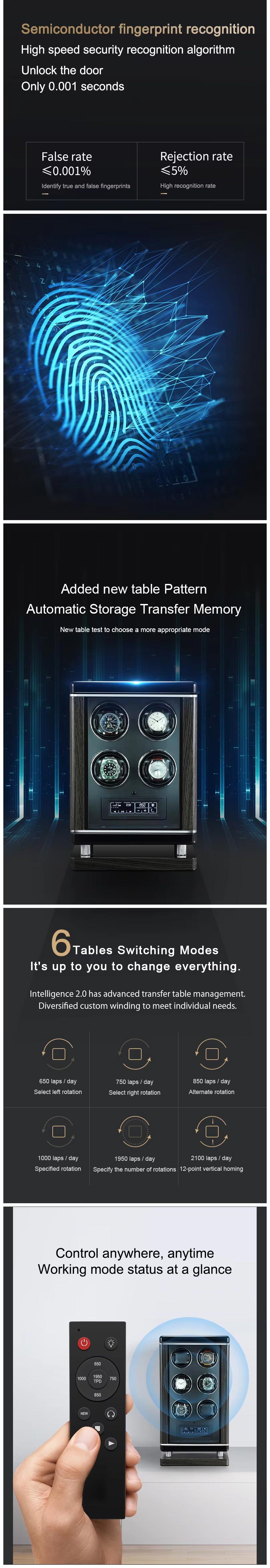 Luxury Watch Winder for Two Watches