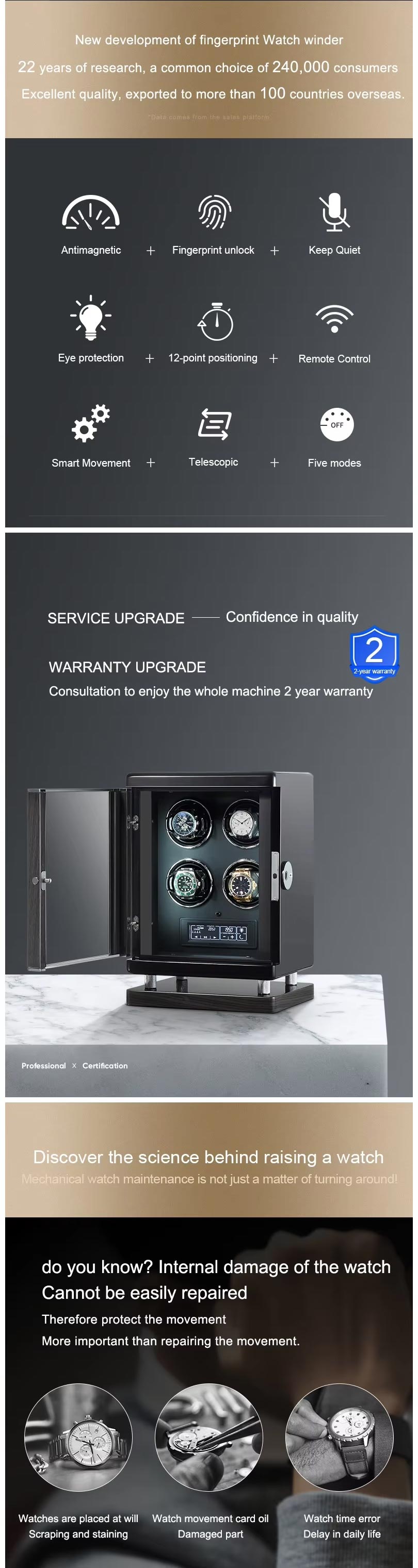 Luxury Wood Watch Winder