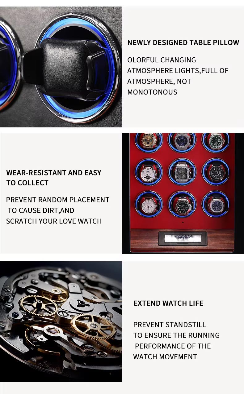 Luxury Two Watch Winder Box