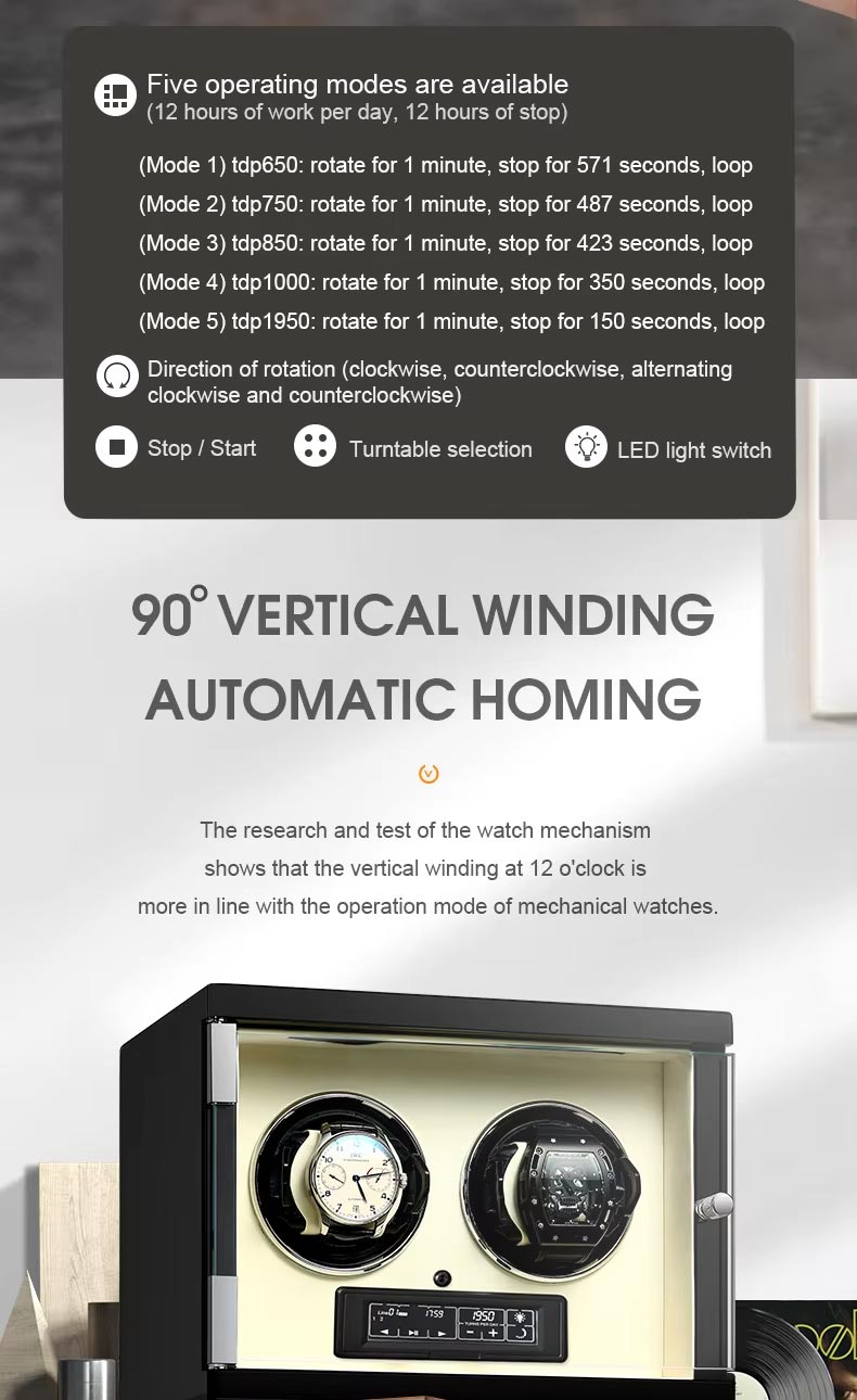double-axis watch winder 