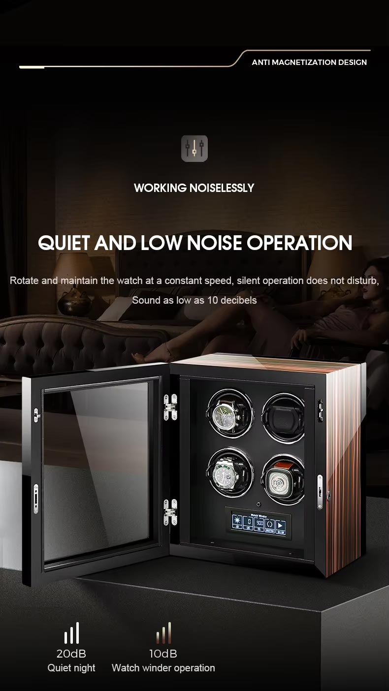 Watch Winder Wooden Box