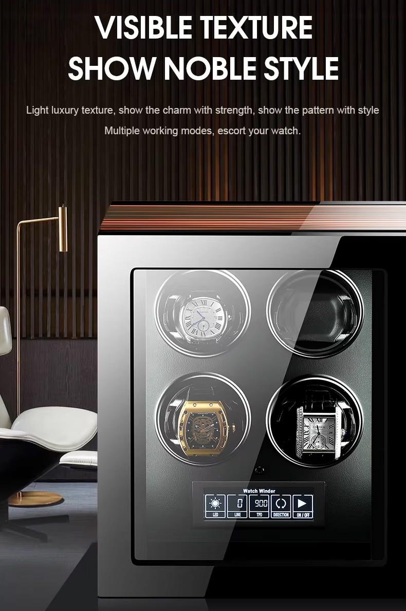 Double Watch Winder Box