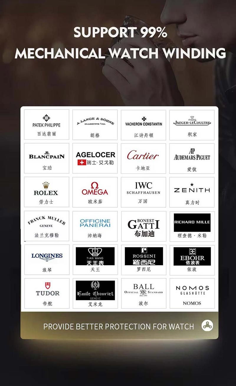 Leather 4 Watch Watch Winder