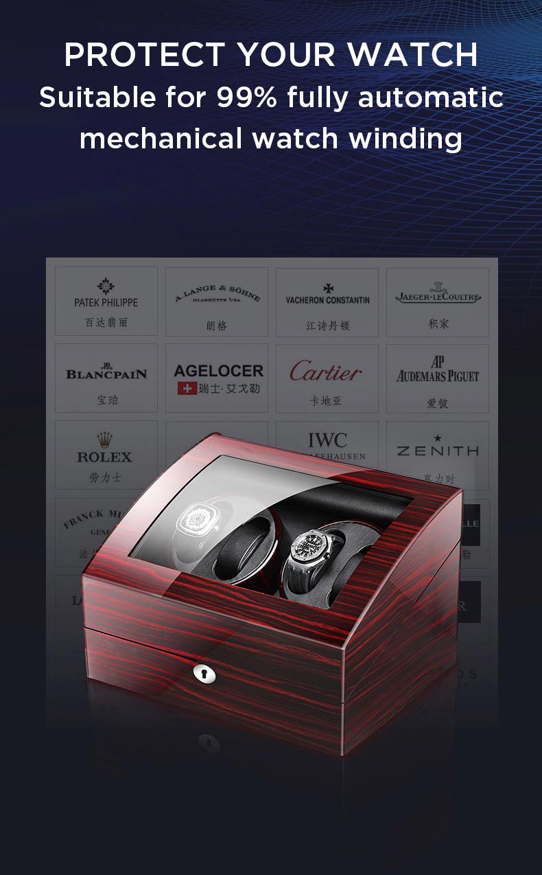4 Watch Winder with 6 Storage