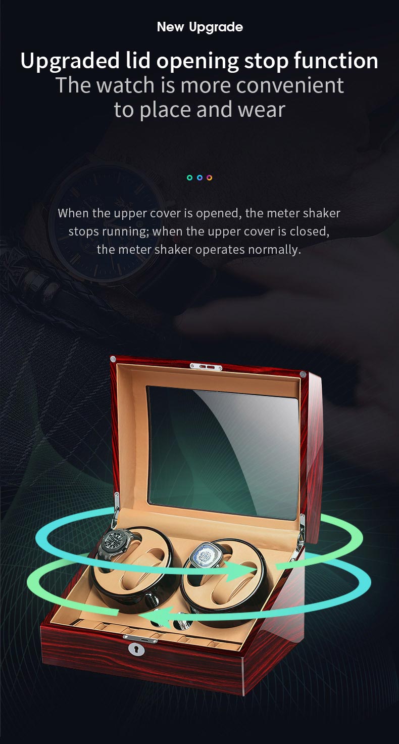 4 Watch Winder with 6 Storage