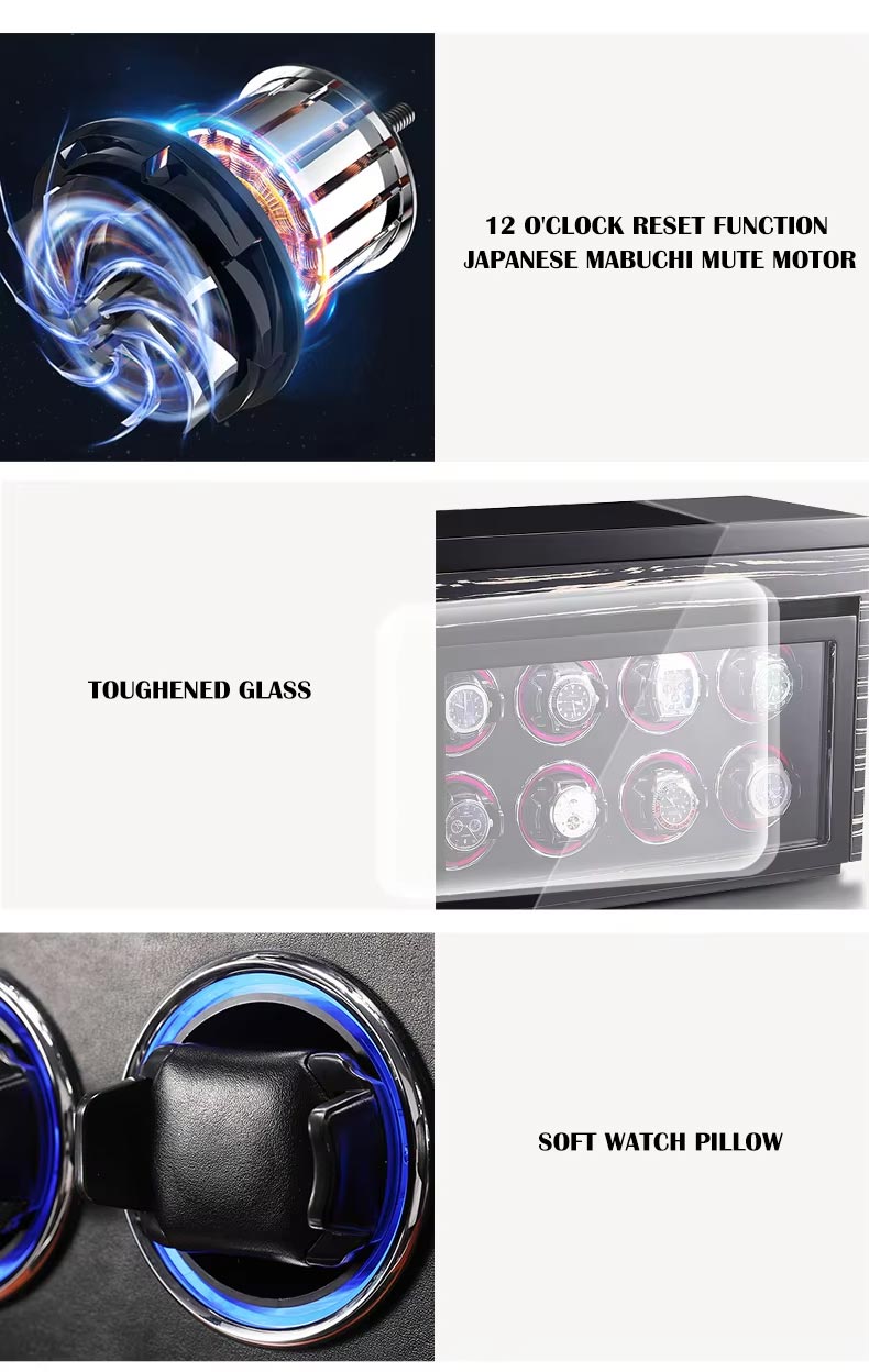 Six Watch Winder with 6 Storage