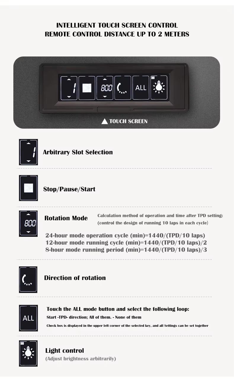 Six Watch Winder with Storage