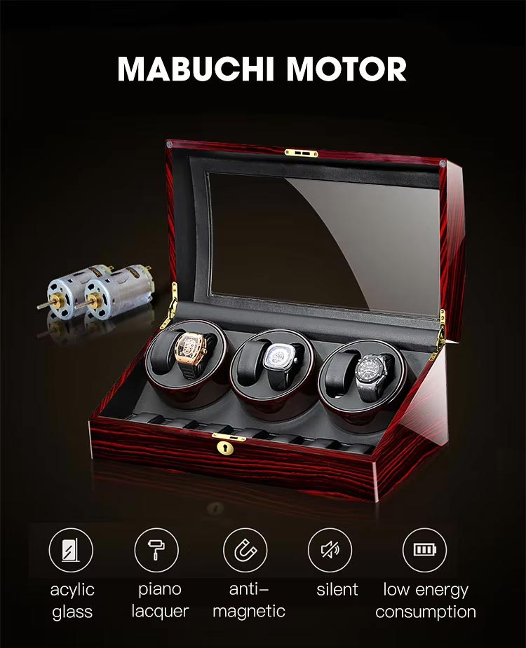  6 piece watch winder with 7 Storage