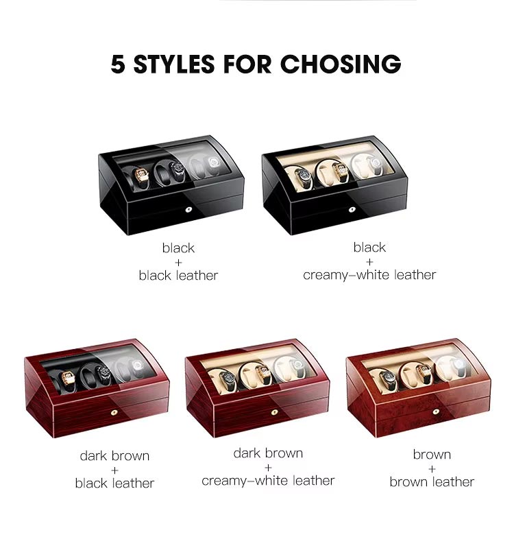 6 Watch Winder with 7 Storage