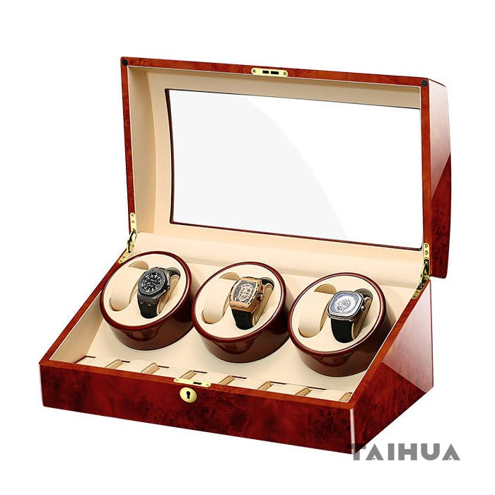 6 Automatic Watch Winder with 7 Storage