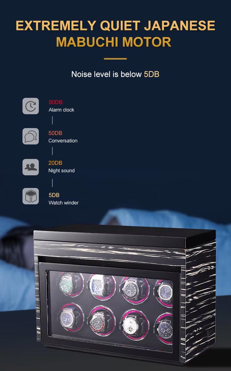 Eight Watch Winder with 8 Storage