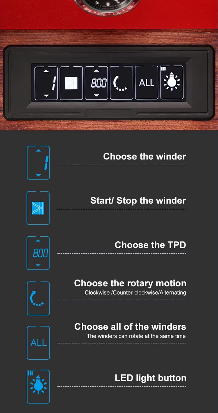 Luxury Wood Eight Watch Winder