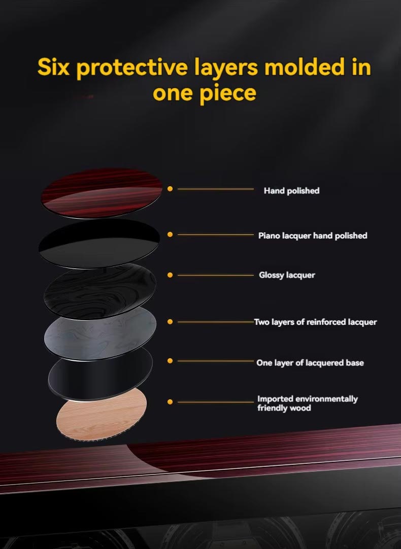 Wooden Automatic 9 Slot Watch Winder