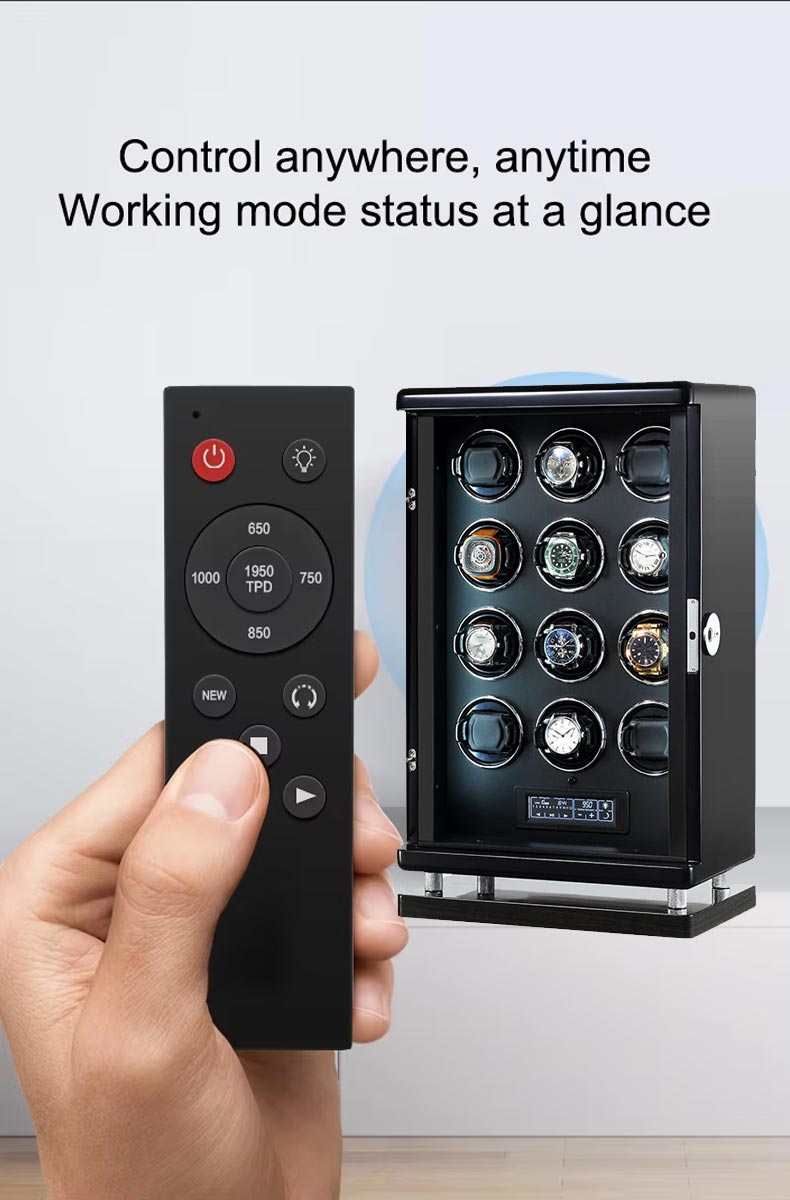 12 Automatic Watch Winder Box