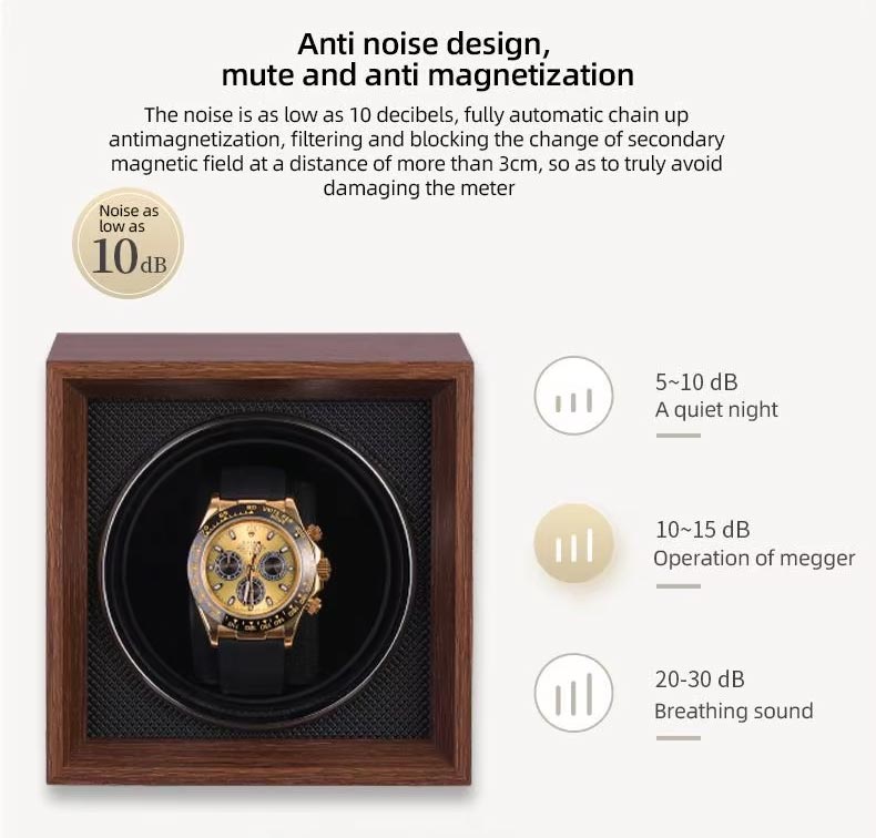 Boxy Single Wooden Watch Winder