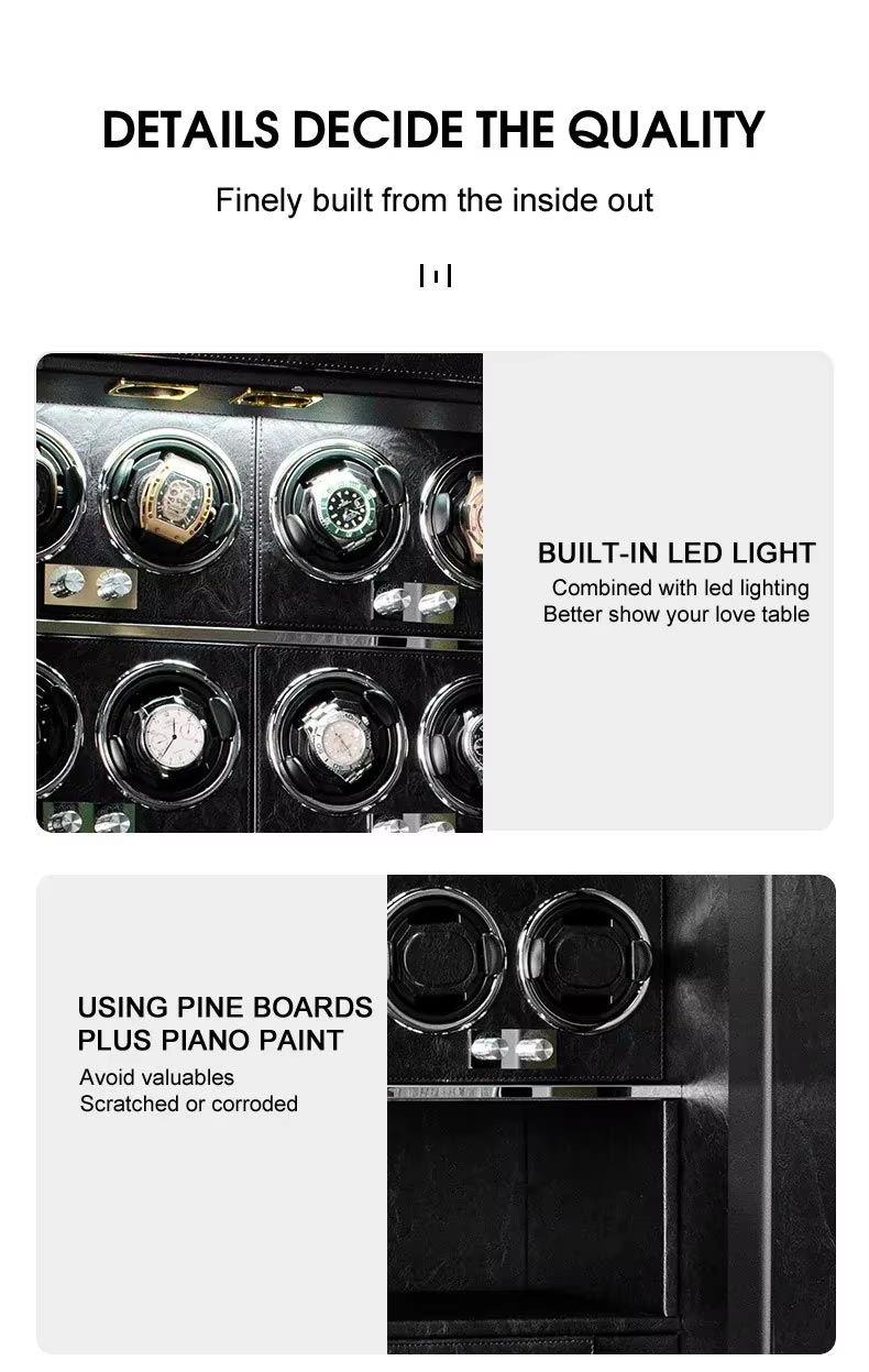 Luxury Watch Winder Safe Box
