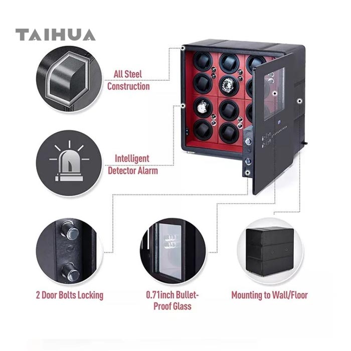 Small Safe with Watch Winder