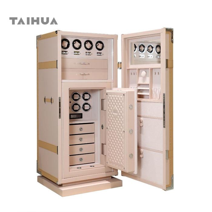 Luxury Home Jewelry Safe with Watch Winder
